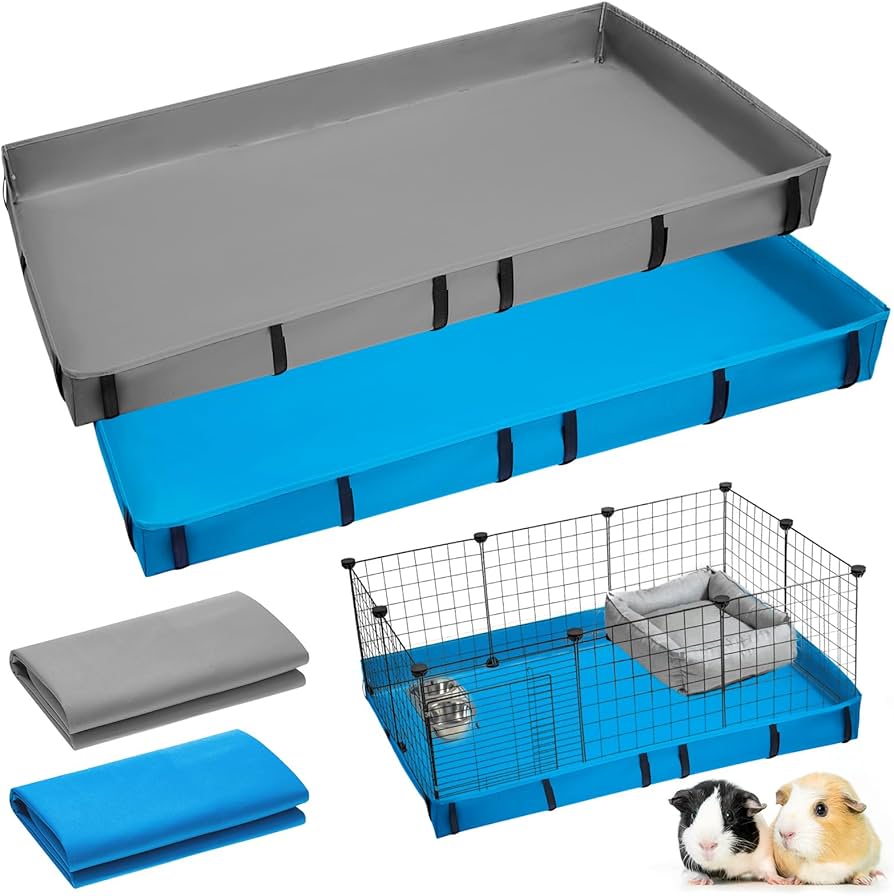 モルモット フリースケージライナー 青